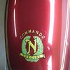 1975 Norton Commando Special. Custom hand painted lettering and pin-striping.