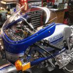 Painted parts on for final fitting.