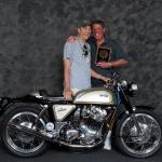 2015 Clubman British Motorcycle Show Awards Presentation with Motorcycle racing legend Eddie Mulder. Five-time AMA Grand National winner Eddie ruled TT and desert racing in the 60s, retired in the 70s and became one of Hollywood’s top motorcycle stuntmen.